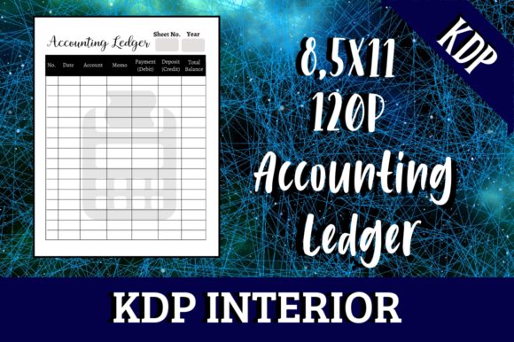 Accounting Ledger KDP Interior: Ready-to-Print