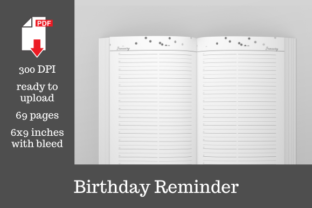 Birthday Reminder • Confetti • 6x9: A Practical Guide to KDP Interiors
