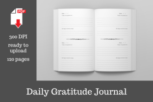 Daily Gratitude Journal 6x9 Inches: KDP Interior