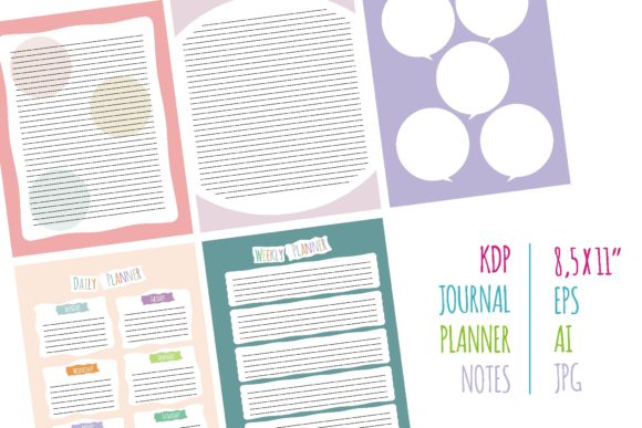 Designing Effective KDP Interior Daily Weekly Notes for Diverse Planning Needs