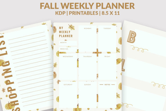Designing Your Ideal Autumn Routine with a Customizable Fall Weekly Planner