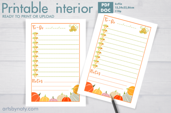 Fall Thanksgiving To-Do List KDP Interior: Strategic Planning for Seasonal Publishing