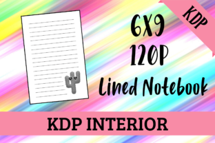 Lined Notebook with Cactus KDP Interior: Ready to Publish