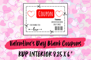 Valentine's Day Coupons KDP Interior: 100-Page Template